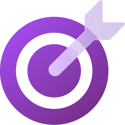 purple icon of target